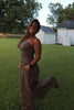 Chocolate Brown Jumpsuit