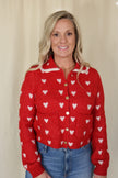 Collared Heart Cardigan