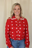 Collared Heart Cardigan