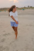 Royal Blue Gingham Shorts