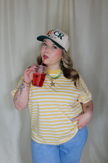 The Daisy Striped Tee