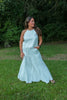 Flowy White Eyelet Pants