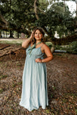 Flowy Denim Maxi Dress