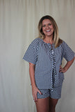 Black & White Gingham Shorts