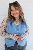 Sheer Polka Dot Top