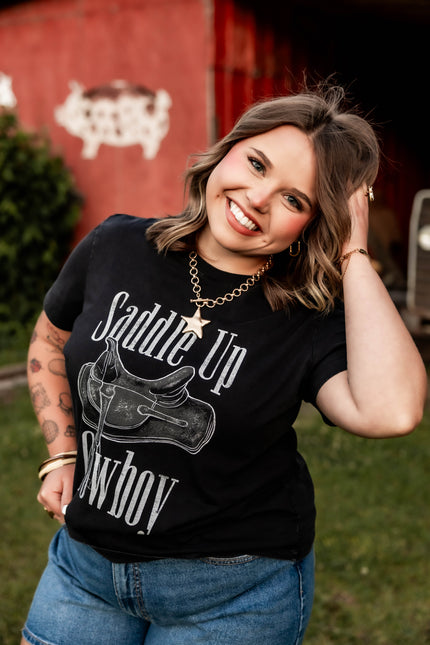 “Saddle Up Cowboy” Graphic Tee