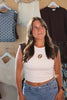 Beaded Football Tee