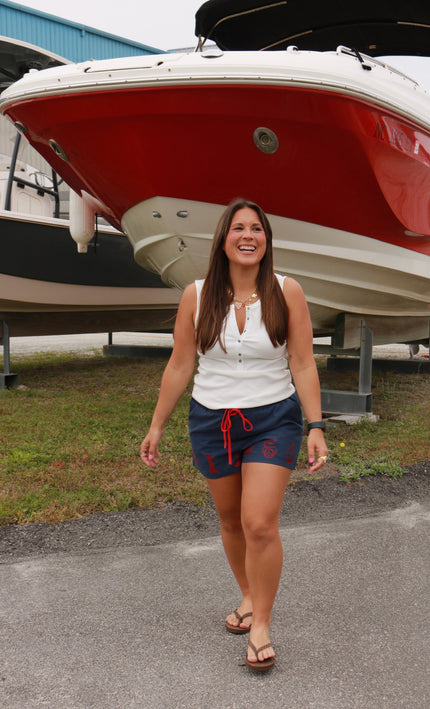 Sailboat Mini Shorts