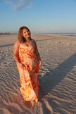 Orange Resort Maxi Dress