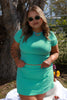 Seafoam Ribbed Baby Tee