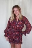 Midnight Floral Romper