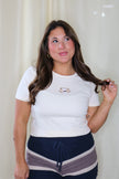 Beaded Crab Baby Tee