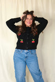 Crochet Cherry Cardigan