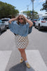 Denim Poncho Jacket