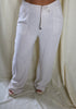 Linen Drawstring Pants