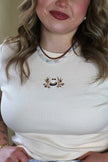 Beaded Crab Baby Tee