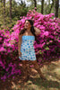 Striped Bandeau Seashell Mini Dress