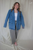 Oversized Denim Blazer