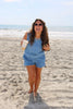 Chambray Ruffle Shorts