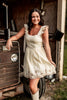 Butter Yellow Ruffle Mini Dress