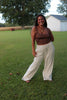 Pinstriped Linen Pants
