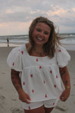 Lobster Baby Doll Top