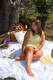 Yellow Ribbed Tank