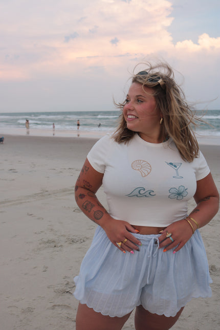 Beachy Icons Baby Tee