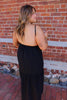 Black Open Back Maxi Dress