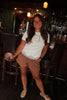 Brown & Black Polka Dot Shorts