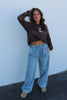 Denim Track Pants