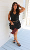Black & White Polka Dot Mini Skirt