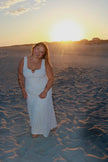 Crocheted Maxi Dress w/ Bead Details