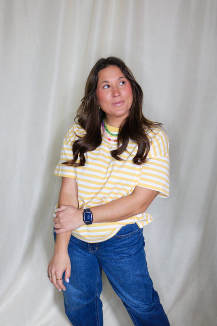 The Daisy Striped Tee