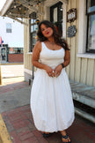 White Bubble Maxi Dress