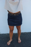 Dark Denim Micro Skirt