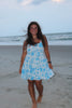Blue Seashell Mini Dress