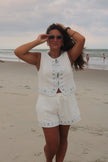 Seashell Button Up Vest