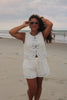 Seashell Button Up Vest