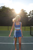 Blue MonoChrome Tennis Skort