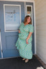 Hellenic Petals Maxi Dress