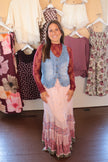 Boho Floral Maxi Skirt