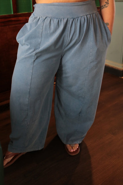 Denim Barrel Lounge Pants