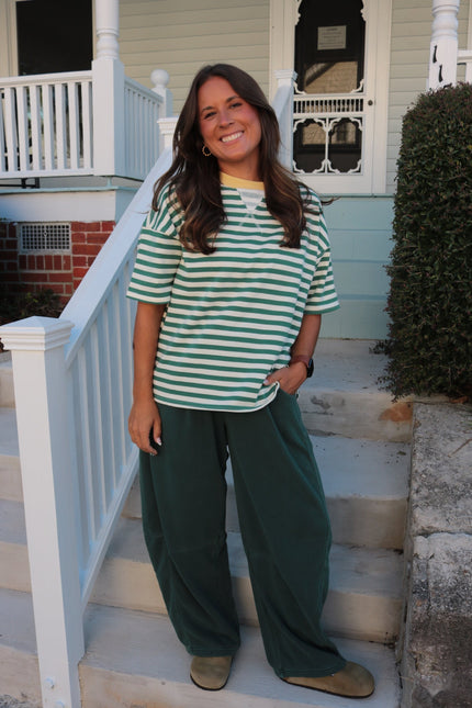 Hunter Green Barrel Sweatpants