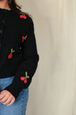 Crochet Cherry Cardigan