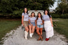 Gray Beaded Mallard Baby Tee