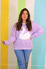 Lavender Swan Sweater