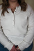 Cream Fitted Henley
