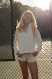 Light Tan Zip-Up Jacket