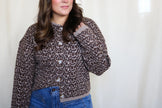 Cheetah Print Cardigan